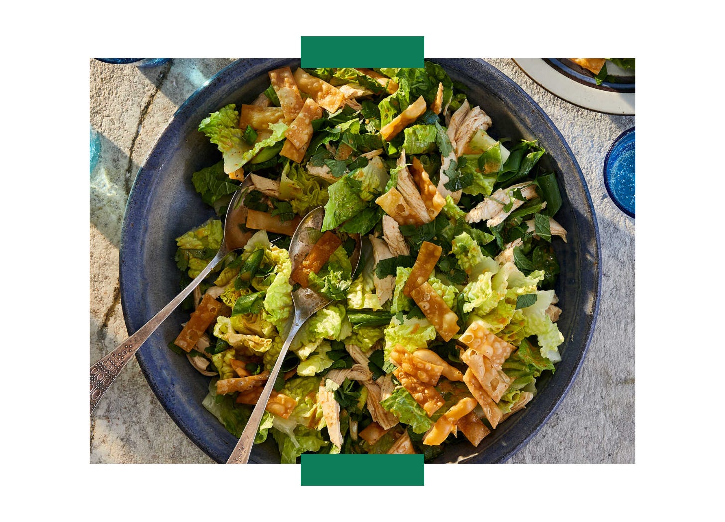 Crispy Wonton Chicken Salad
