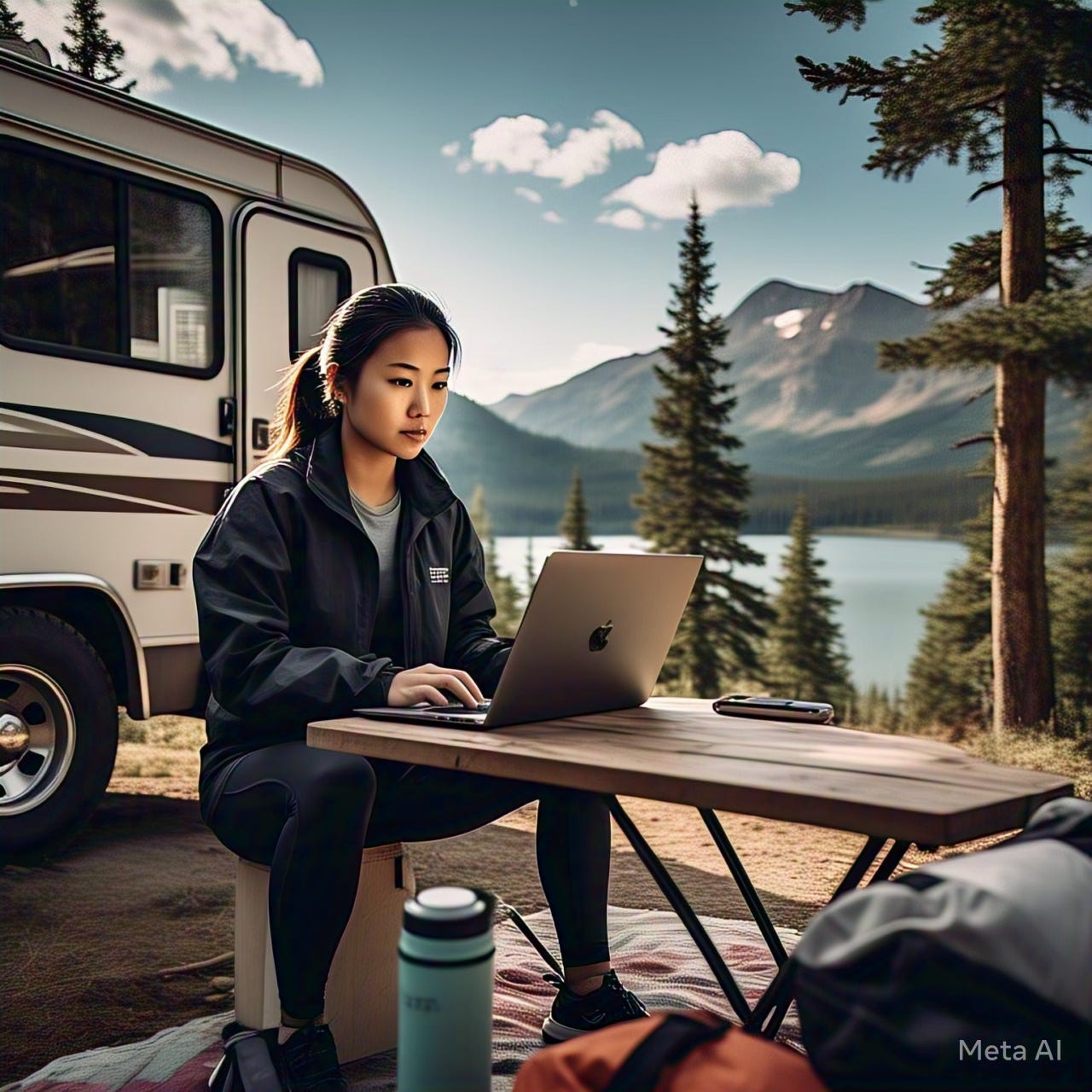 Image created using Meta AI. The prompt used to create the image is shared in the post