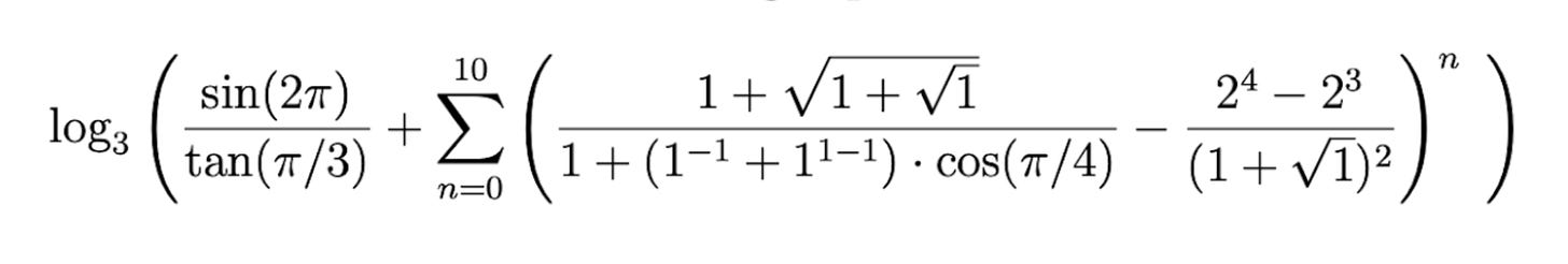 A complicated logarithmic formula A complicated logarithmic formula