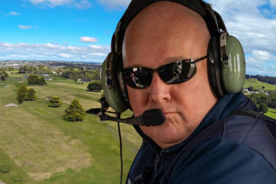 Christopher Luxon and Whanganui Golf Course.
