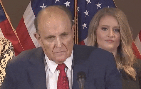Sweating Rudy Giuliani GIF by GIPHY News Sweating Rudy Giuliani GIF by GIPHY News