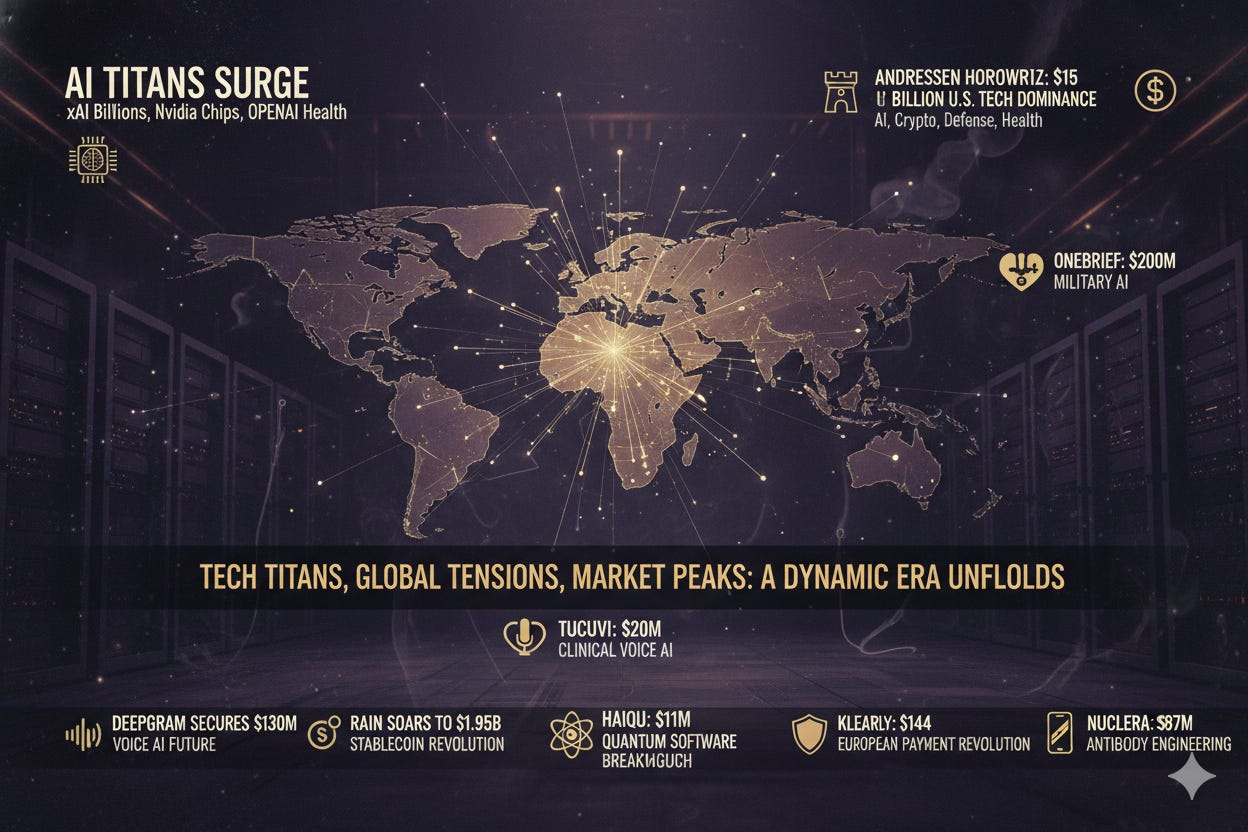 Weekly TOP Startup / VC news of January 15, 2026