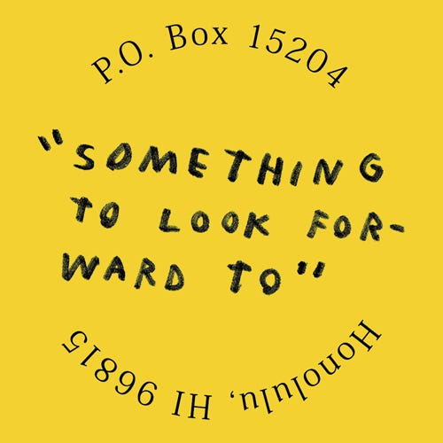 something to look forward to