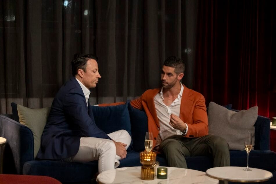 Clint and Ryan talk at the MAFS Reunion. 