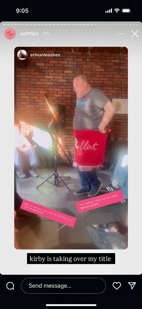 cover shot of Softie. Kirby with Finner. Kirby with The Mockler. at Soft Fest London ON