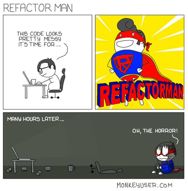Refactorman! : r/ProgrammerHumor