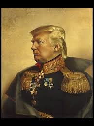 Donald Trump God Emperor meme painting ...