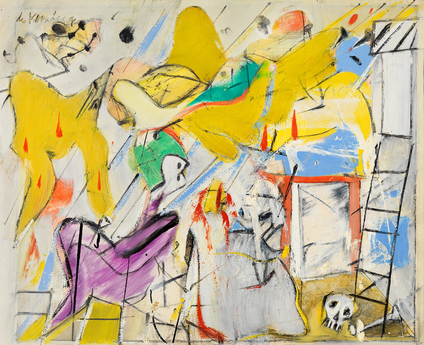 Abstraction - Kooning, Willem de. Museo Nacional Thyssen-Bornemisza