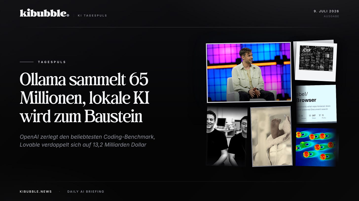 Lokale KI wird zum Infrastruktur-Baustein, Ollama sammelt 65 Millionen Lokale KI wird zum Infrastruktur-Baustein, Ollama sammelt 65 Millionen