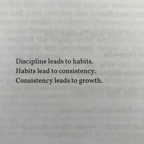 Starts w/ Discipline! : r/motivation