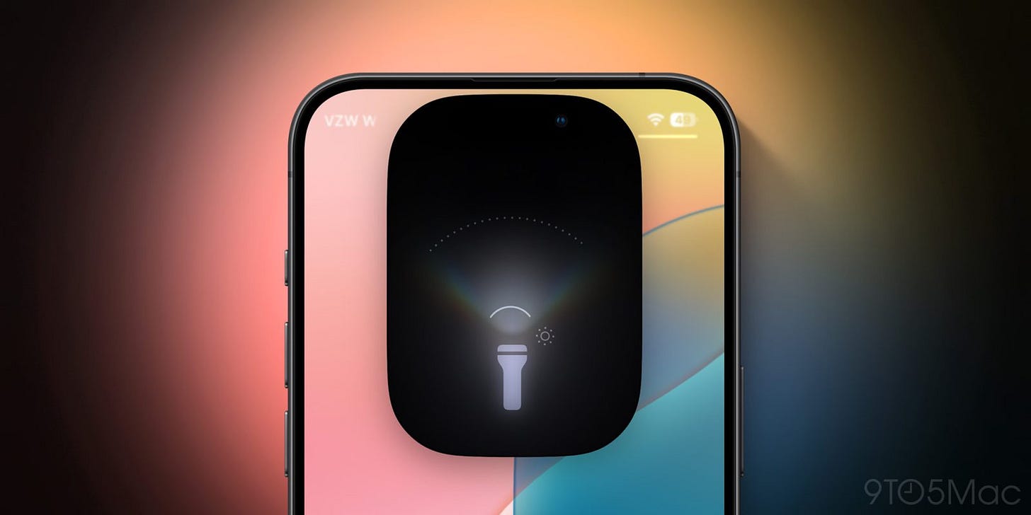 iPhone flashlight iOS 18: How it works - 9to5Mac