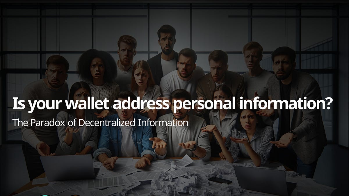 Is your wallet address personal information?