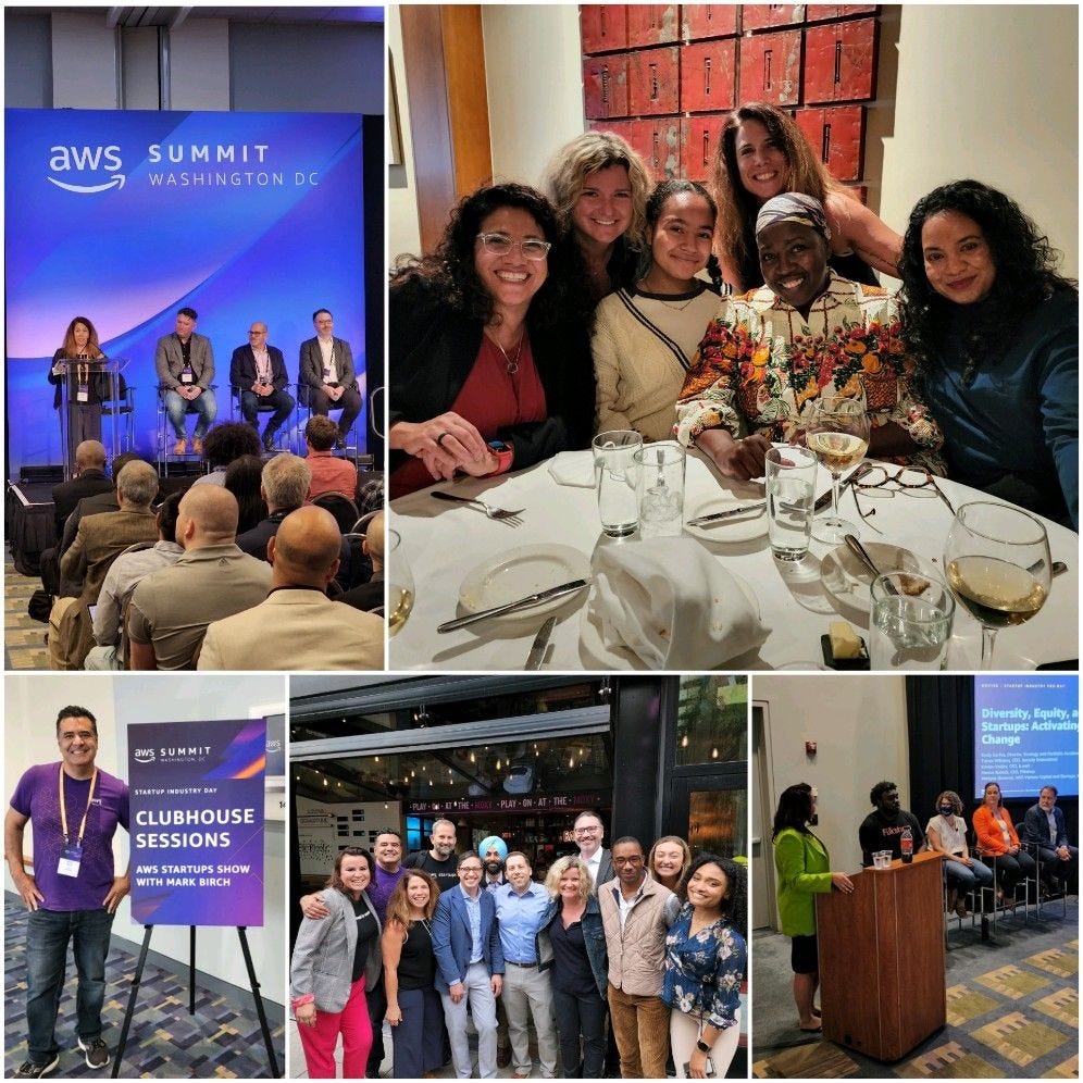 Photos from the Startup Industry Day at the AWS Public Sector Summit
