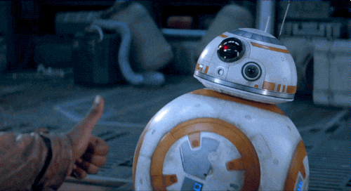 BB-8 approval reaction GIF from GIPHY BB-8 approval reaction GIF from GIPHY