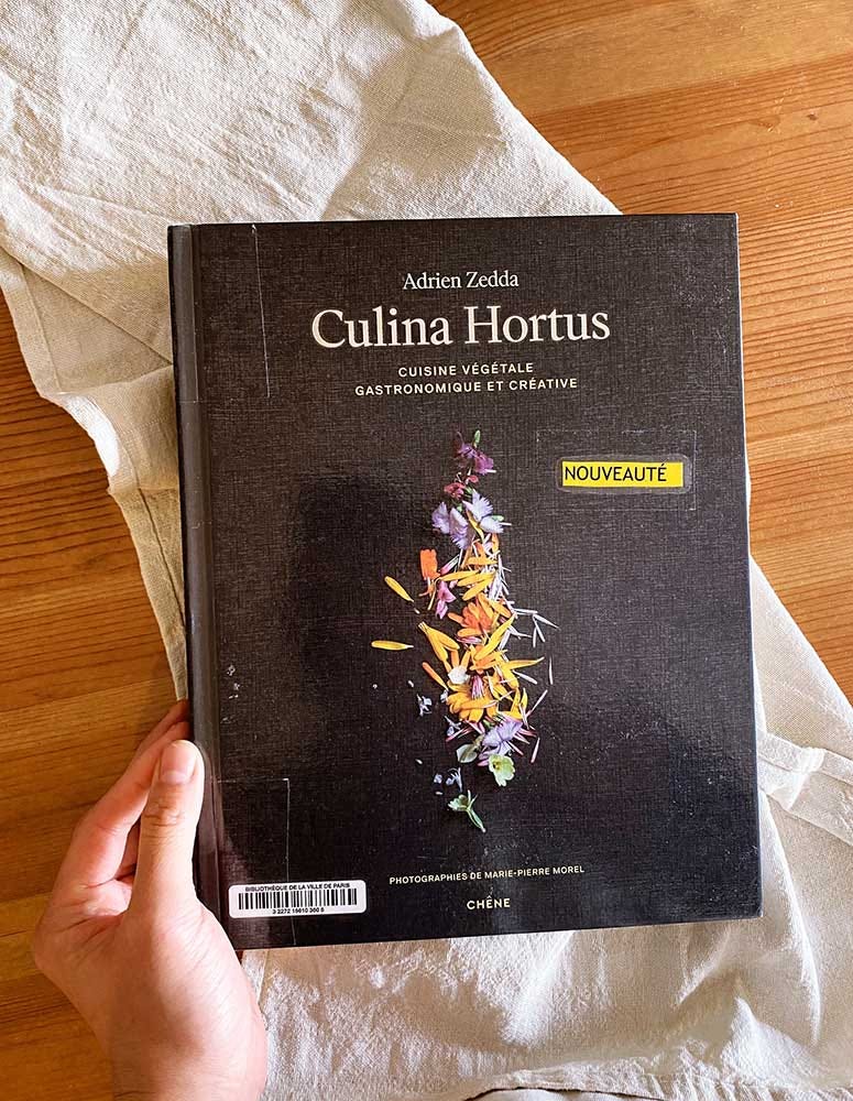 culina hortus adrien zedda editions du chene livre de cuisine