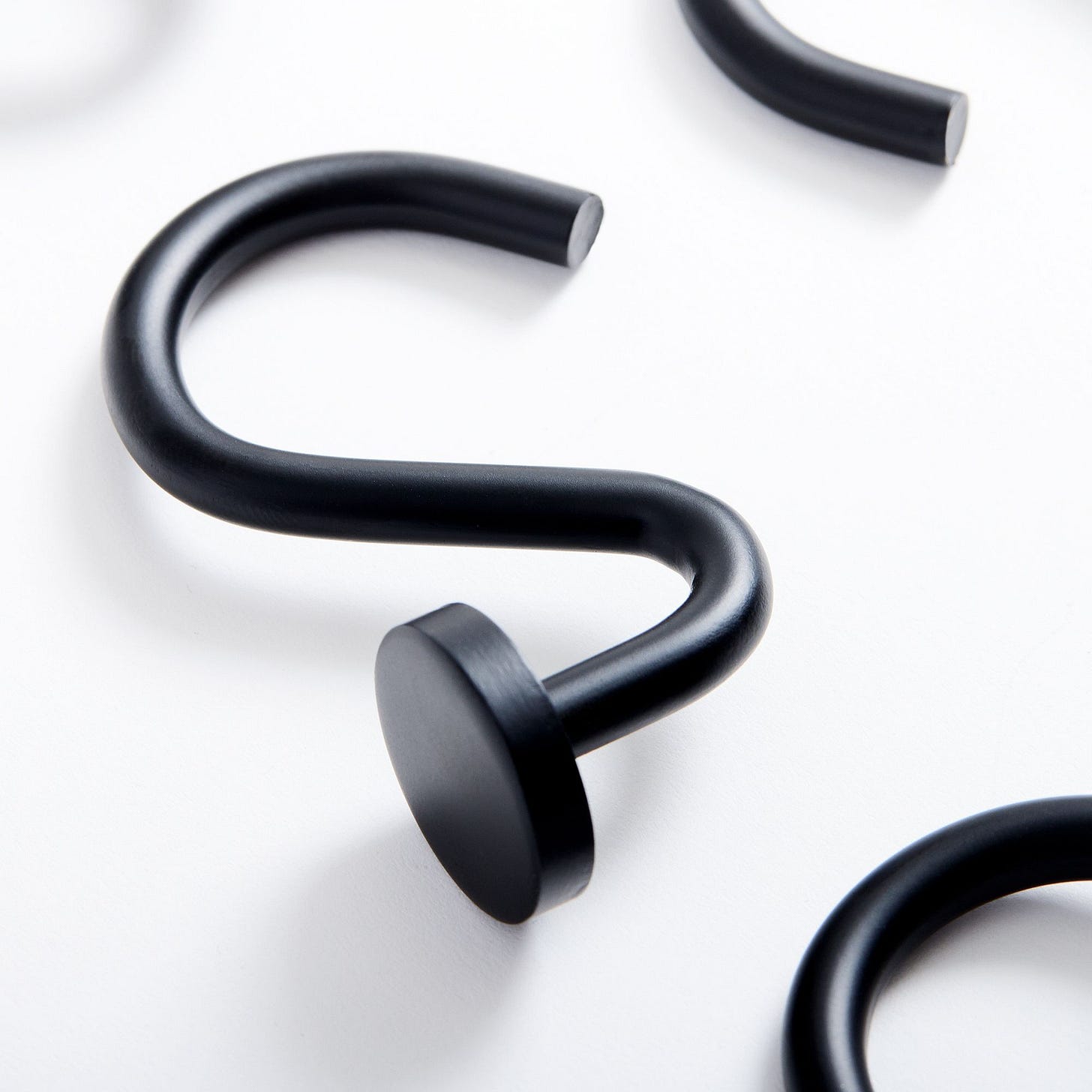 Alt image 3 for Modern Shower Curtain Rings (Set of 12)