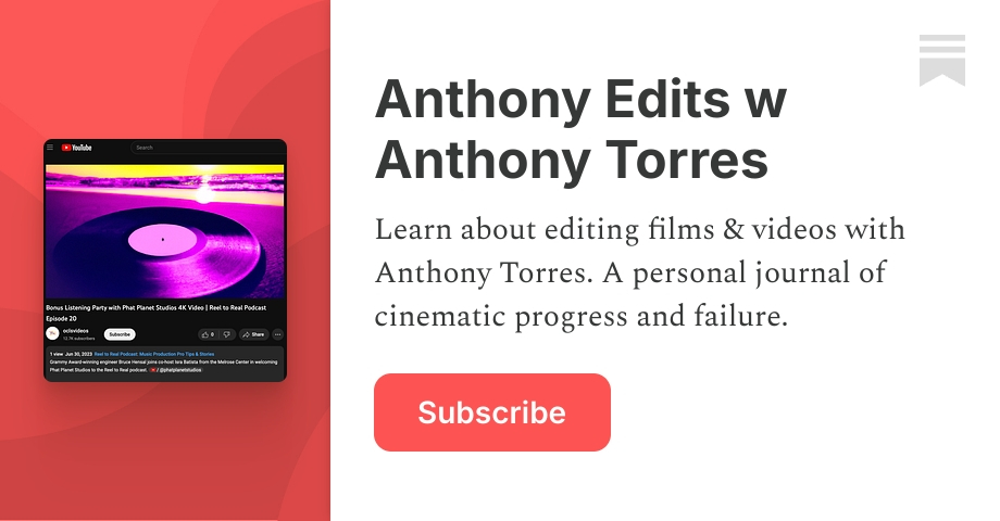 Anthony Edits w Anthony Torres | Substack