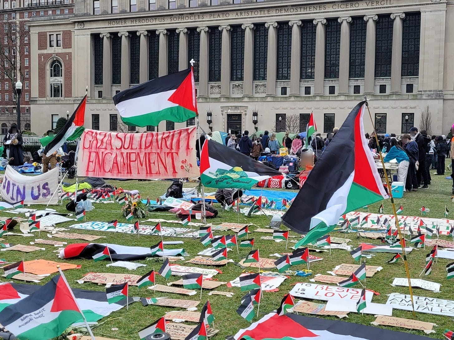 2024 Columbia University pro-Palestinian campus occupation - Wikipedia