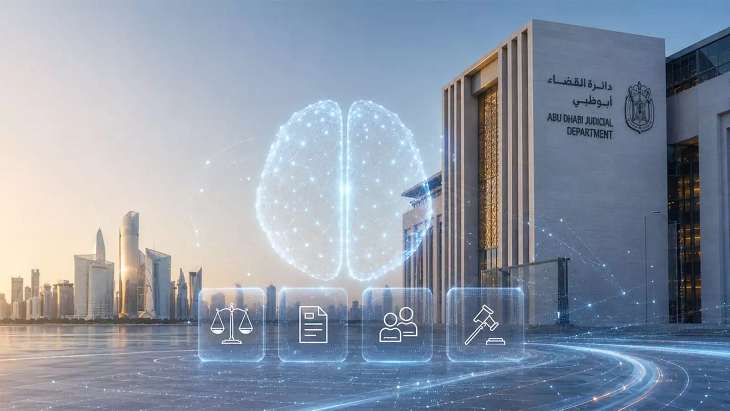 Abu Dhabi startet weltweit erste vollintegrierte Justiz-KI-Plattform Abu Dhabi startet weltweit erste vollintegrierte Justiz-KI-Plattform