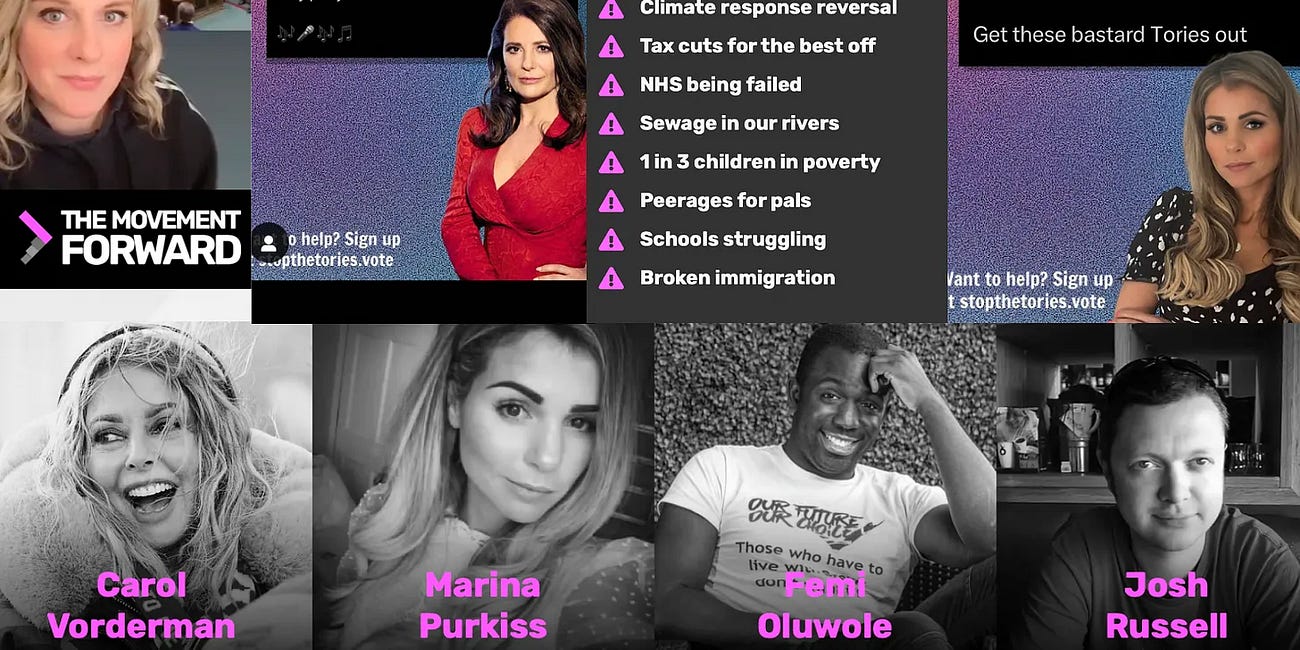 What is “The Movement Forward”? The tactical voting alliance with Carol Vorderman and Femi