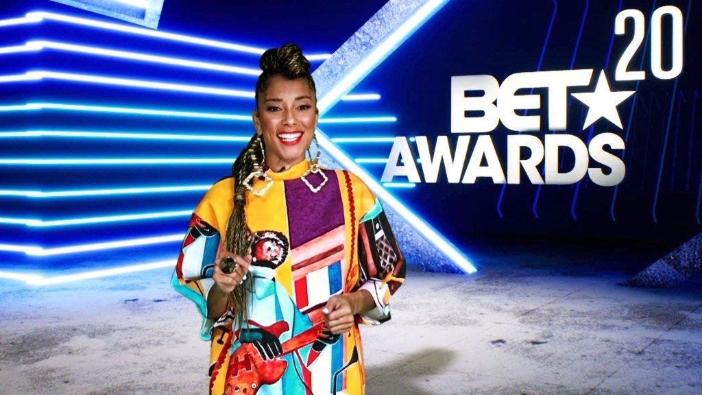 Amanda Seales Wore All Black Designers To The Virtual BET Awards ...