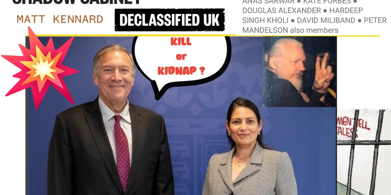 ⚠️ KILL OR KIDNAP ? SECRET CIA PLOT TO TAKE OUT JULIAN ASSANGE UK GOVERNMENT COLLUSION #BAP
