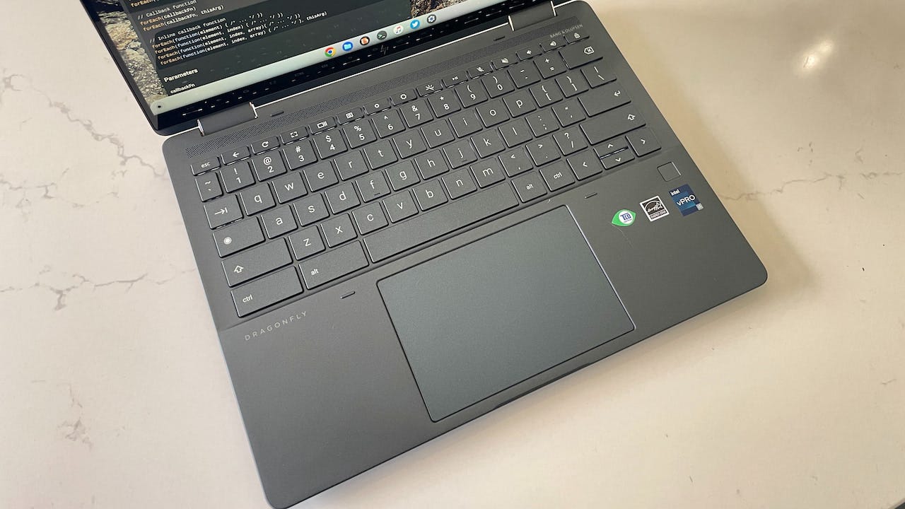 Keyboard, haptic trackpad and fingerprint sensor