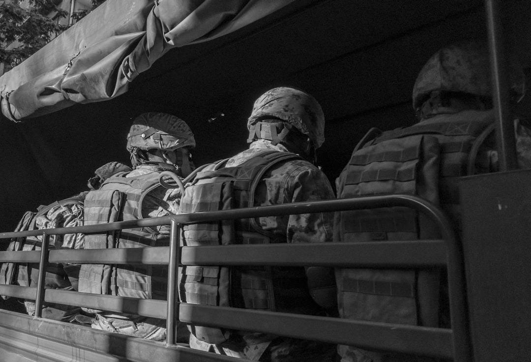 soldiers in truck soldiers in truck