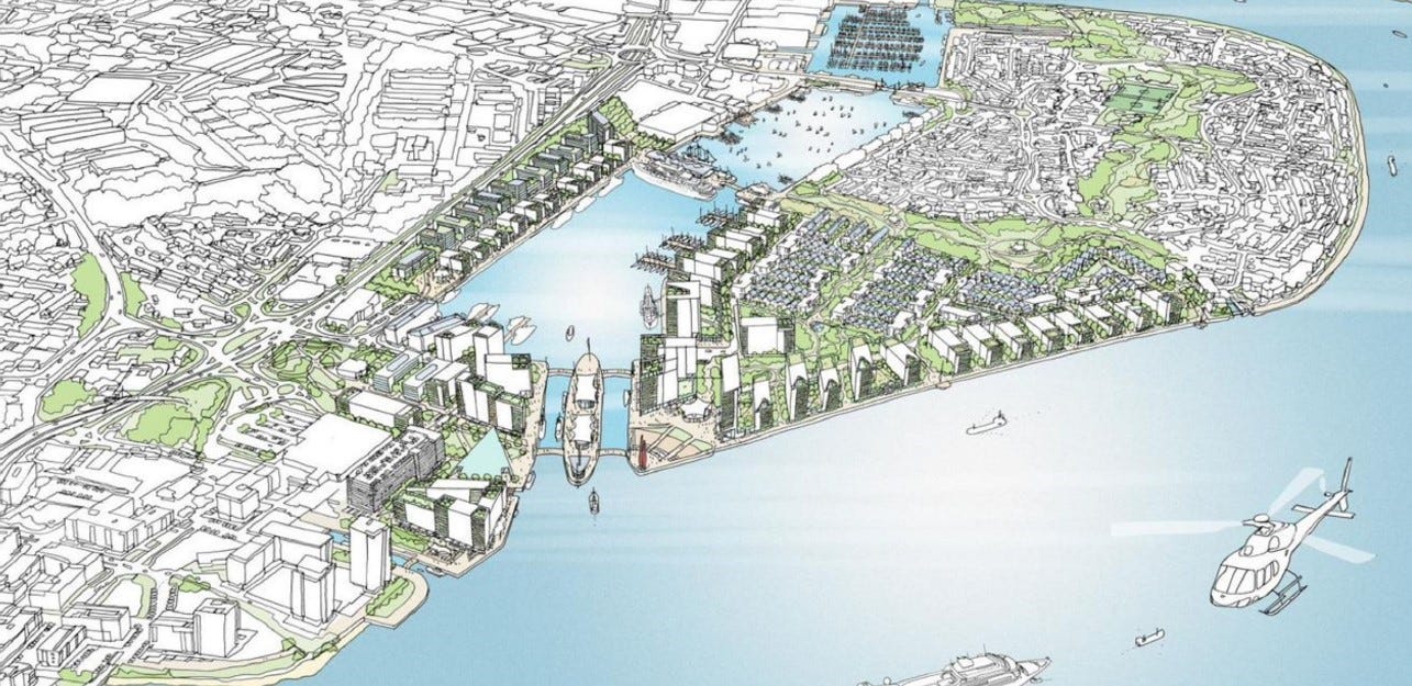 Peel L&P unveils mixed use development masterplan for Chatham Docks  Industrial Estate