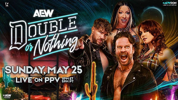 AEW Double or Nothing 2025 Preview, Start Time, How to Watch, Match Card  and Streaming Info