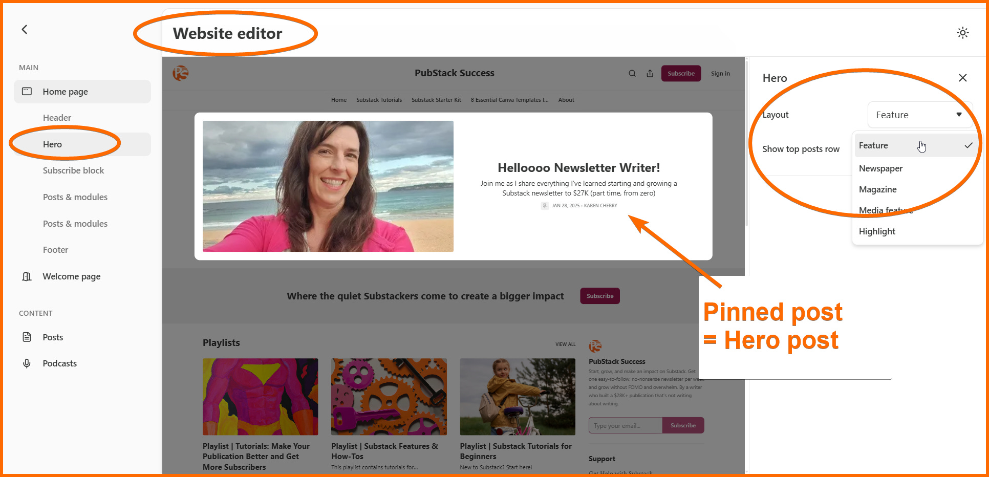 How to Get More Subscribers with a Hero Post