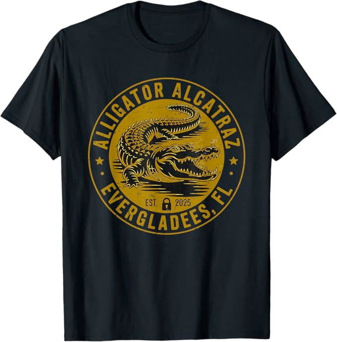 Alligator Alcatraz T-shirt Alligator Alcatraz T-shirt