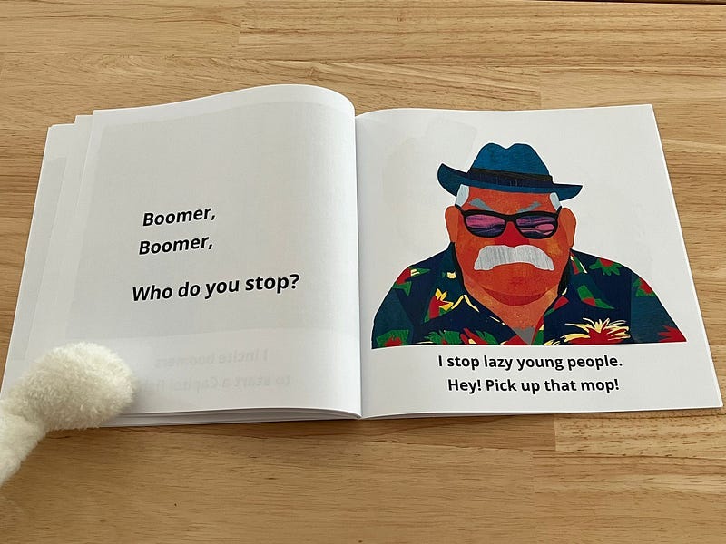 A page from the book, Billionaire, Billionaire, What Do You Steal?