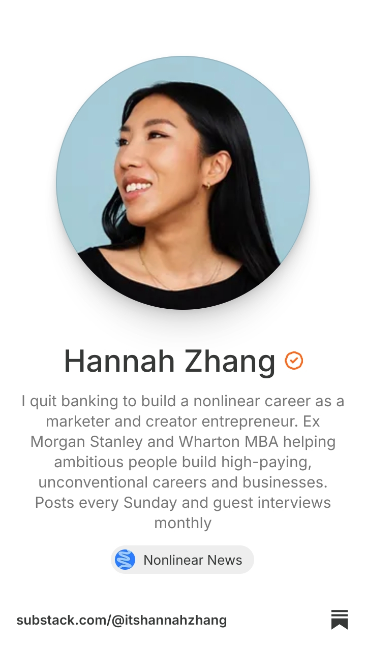 Hannah Zhang | Substack
