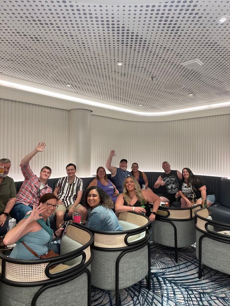 How to Meet People While Traveling Solo- Friends on a cruise