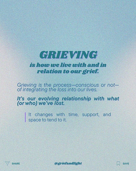 Grief vs. Grieving: Why the Difference Matters
