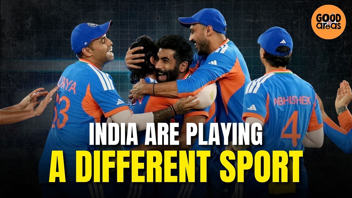 India are playing a different sport