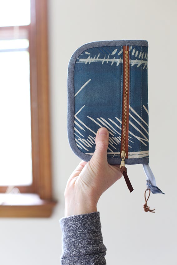 Zakka Style Zip Organizer for me! - Noodlehead Zakka Style Zip Organizer for me! - Noodlehead