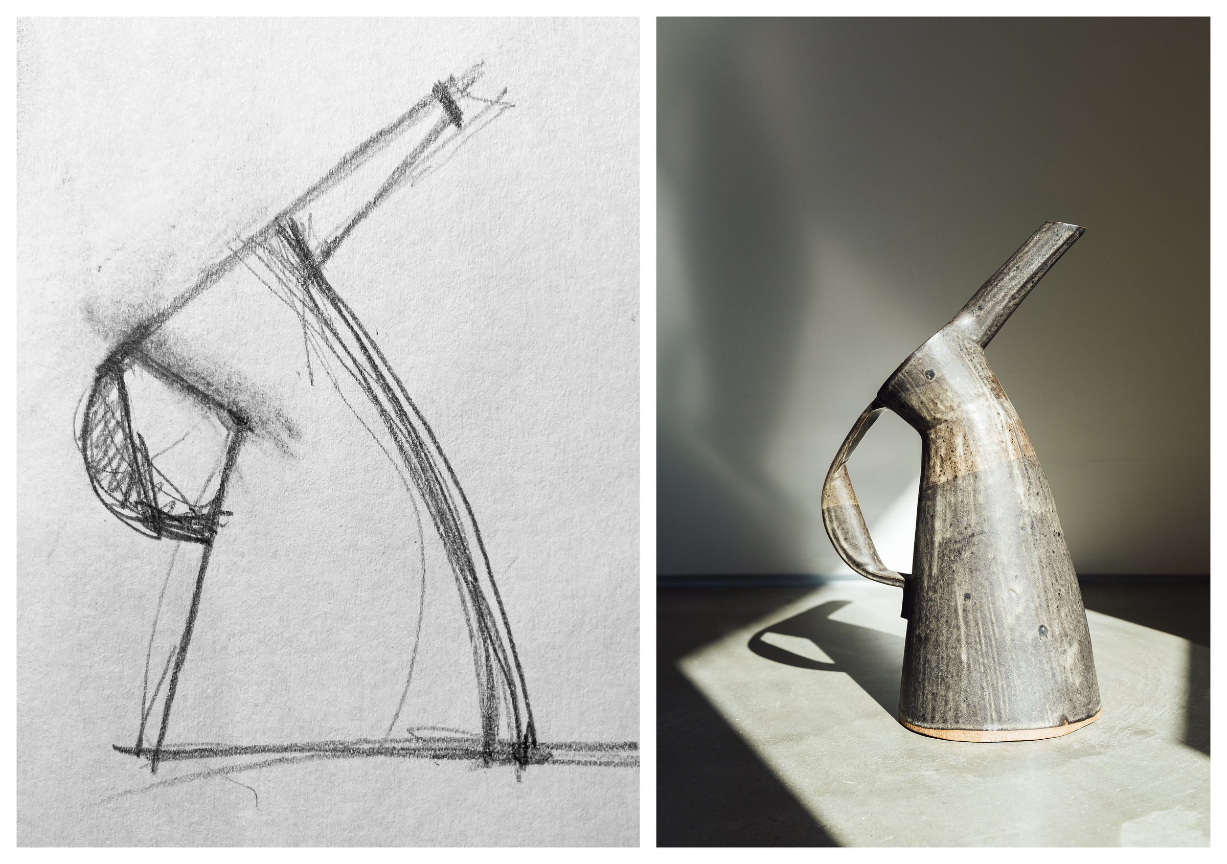 Pitcher by McCallum Industrial Pottery