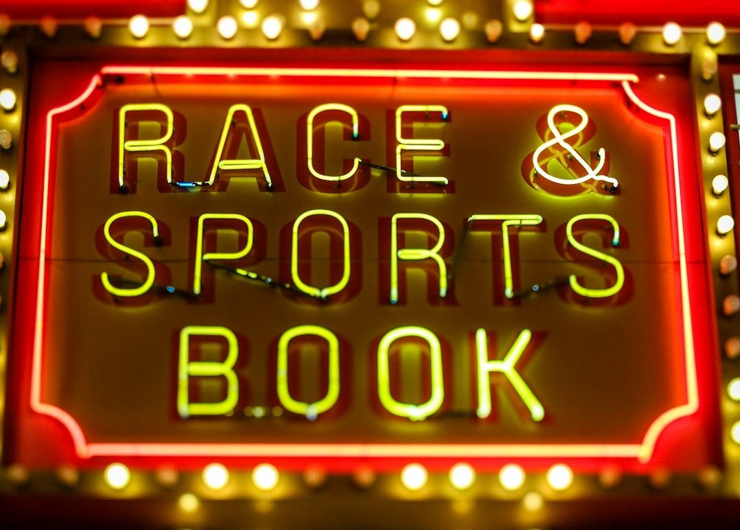 yellow and red race sports & book neon light