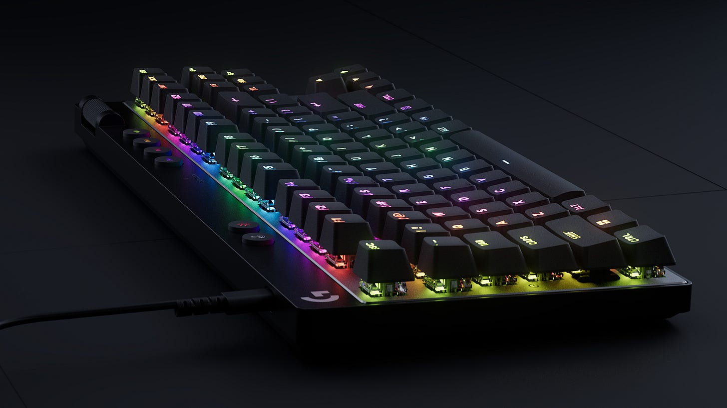 Logitech G Pro X TLK Rapid gaming keyboard Logitech G Pro X TLK Rapid gaming keyboard