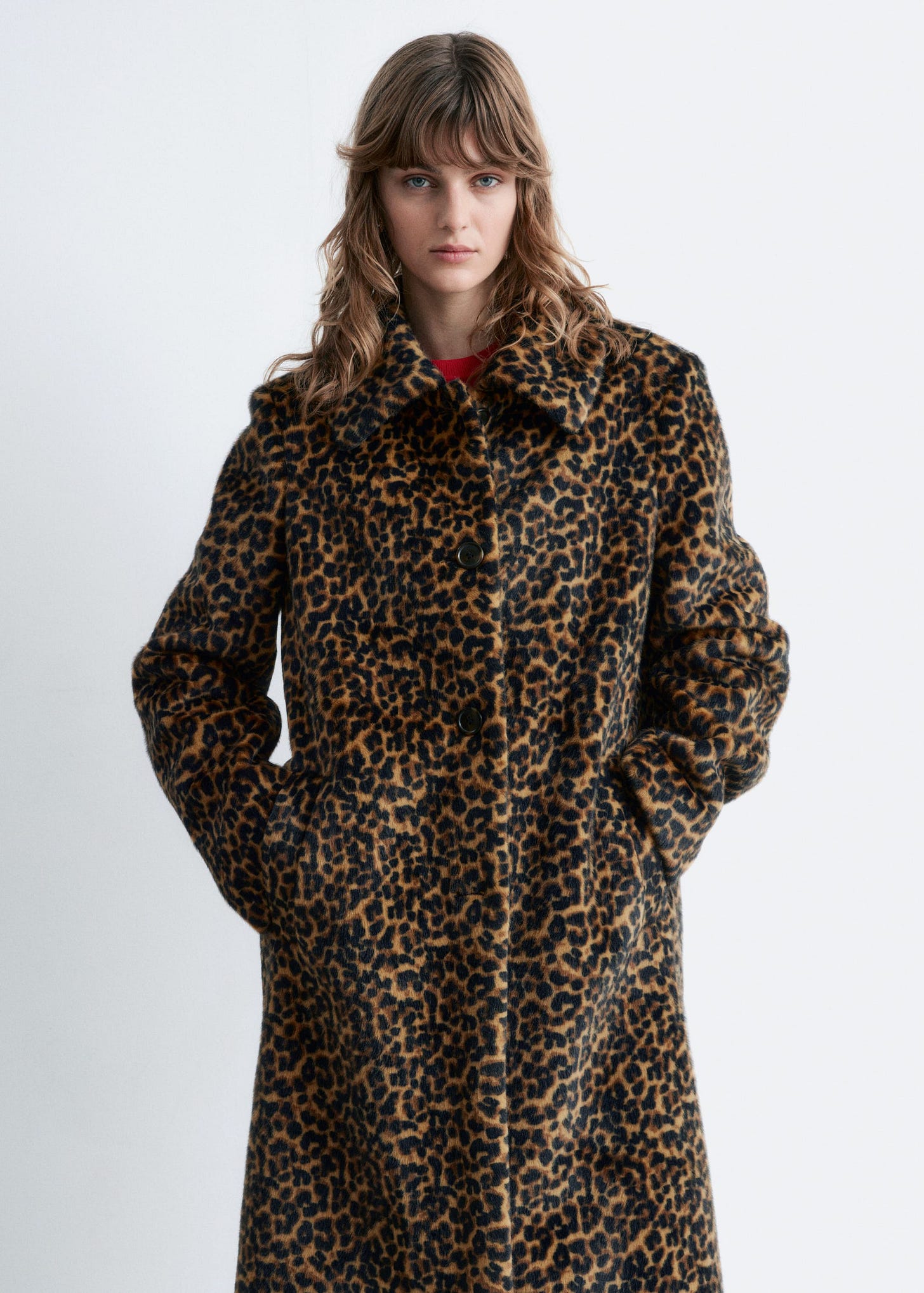 Faux Fur Leopard Coat - Leopard Print - Lookbook
