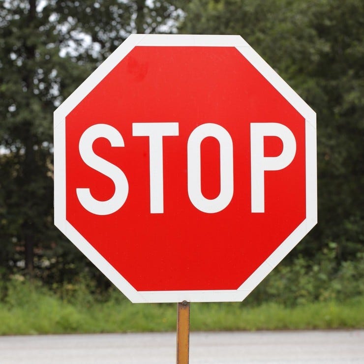 Colorblind people often don't see red. But the shape of the sign is unique and is understood by them. Colorblind people often don't see red. But the shape of the sign is unique and is understood by them.