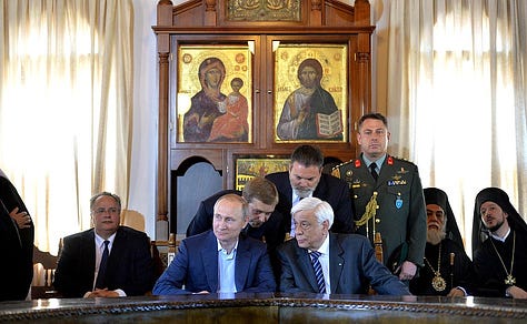 In Karyes, the administrative centre of Mount Athos