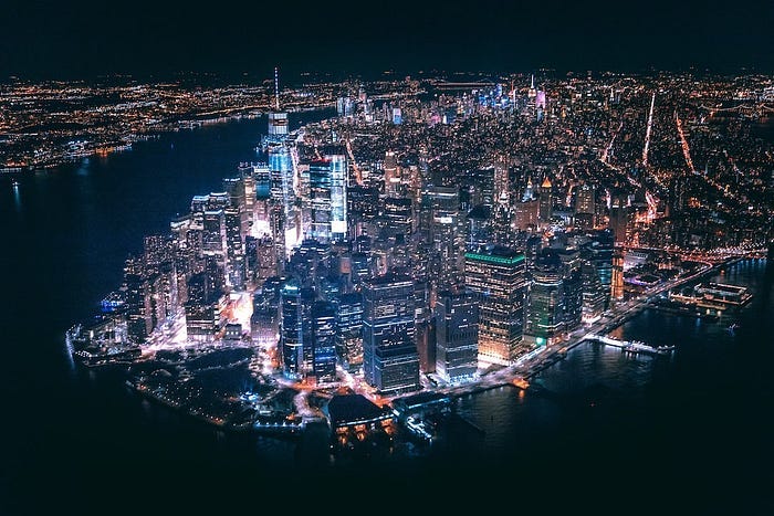 New York aerial New York aerial