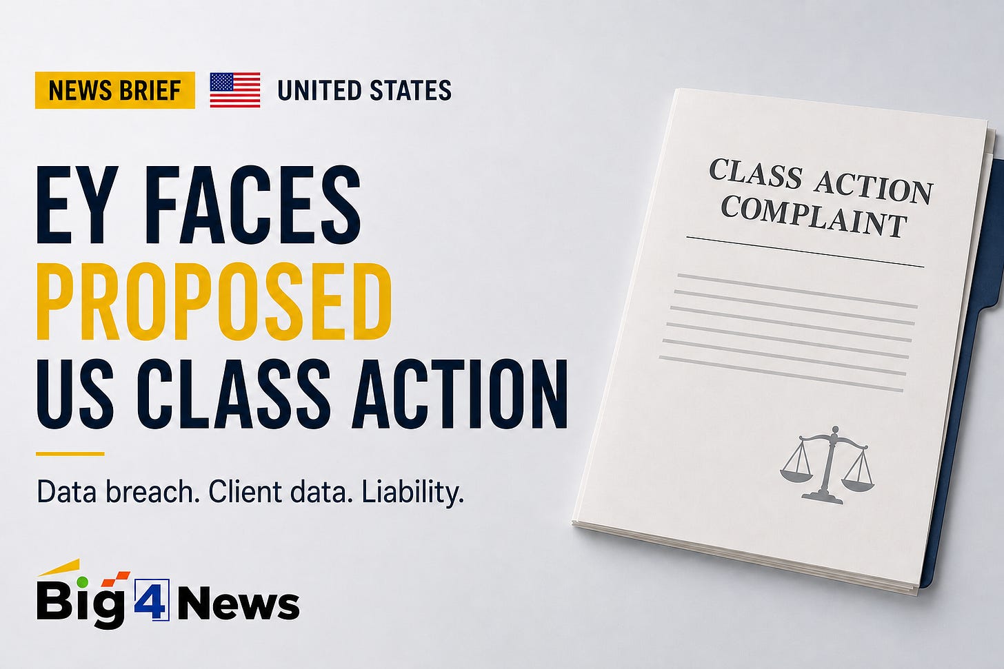 EY faces proposed US class action over client data breach