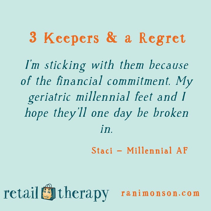 3 Keepers & a Regret on Retail Therapy Staci—Millennial AF