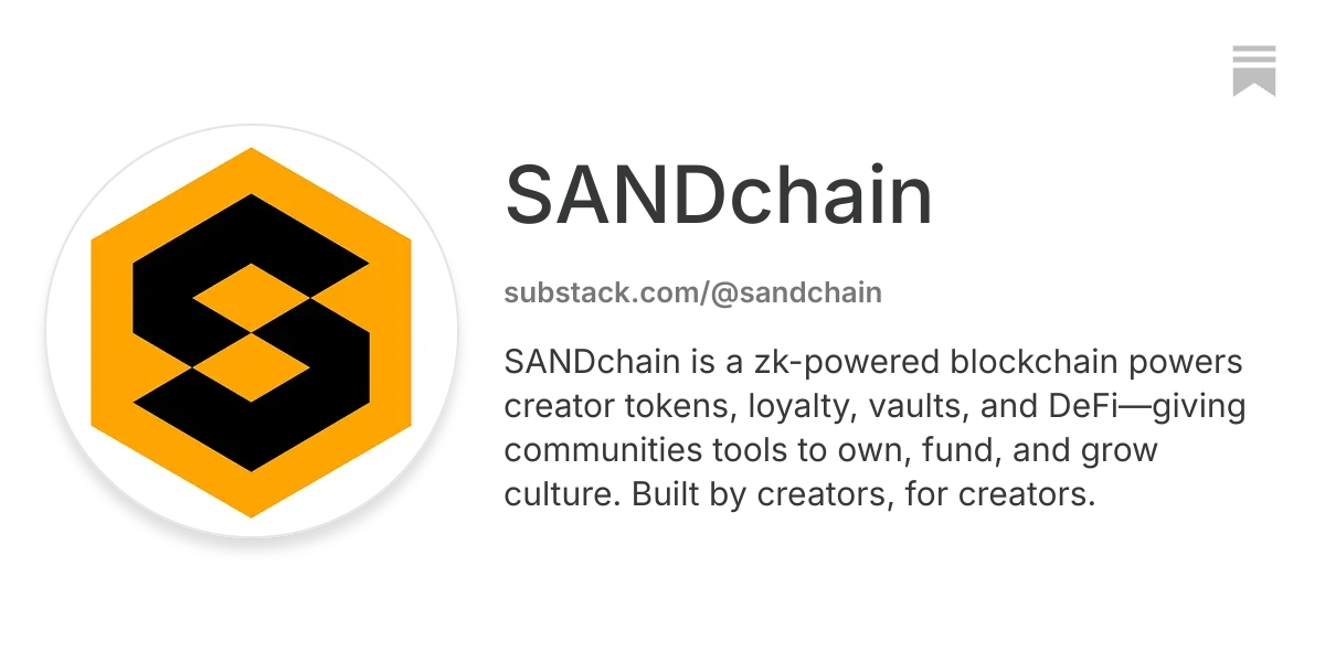 SANDchain | Substack