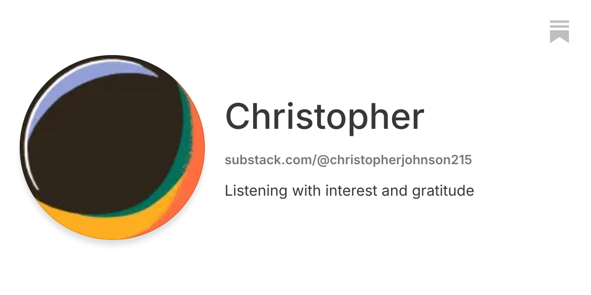 Christopher | Substack