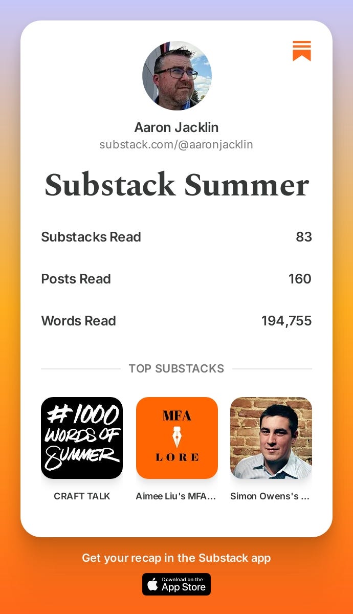 Substack Summer Substack Summer